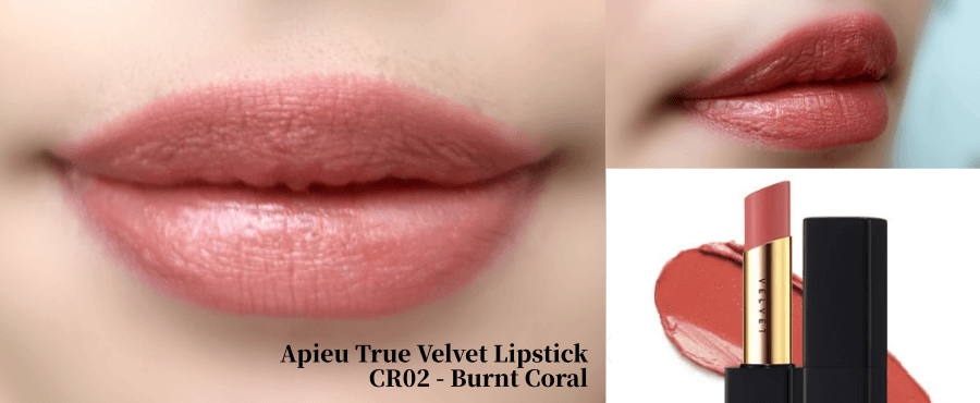 Apieu 絲絨磁扣唇膏 CR02 Burnt Coral