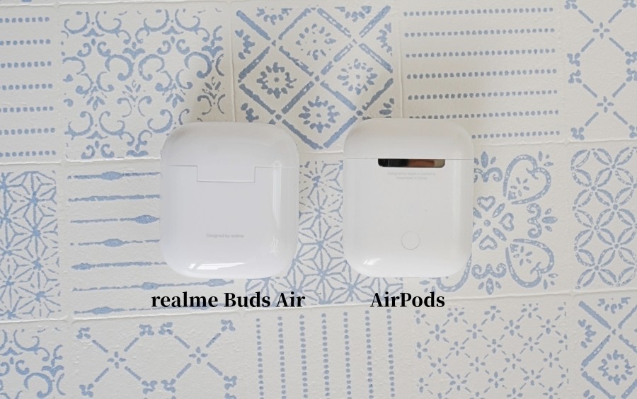 realme Buds Air 比較 AirPods 充電盒