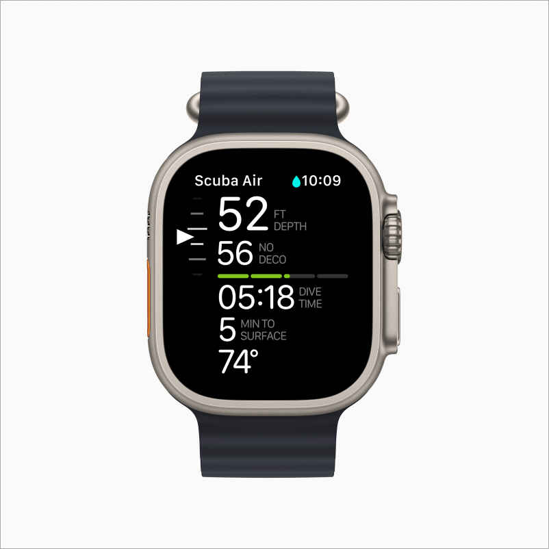 與 Huish Outdoors 聯手打造的 Oceanic+ app 讓 Apple Watch Ultra 變身成為潛水電腦